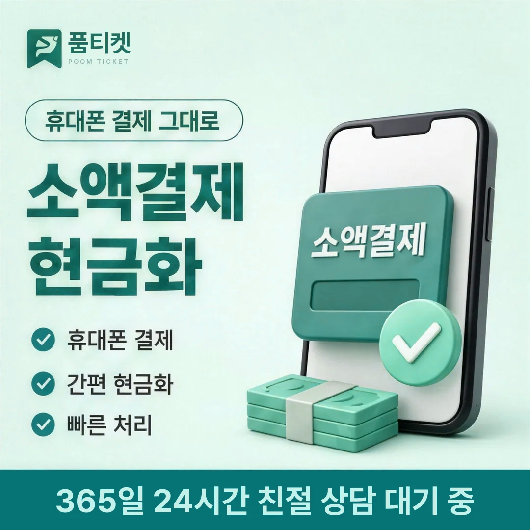 핸드폰 소액결제업체 한도 조회 안내 카드 이미지